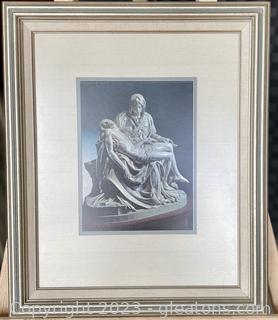 “The Pieta” by Michelangelo framed Photograph 