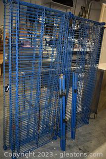 Commercial Plastic Coated Metal Wire Shelving 
