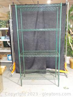 Commercial Plastic Coated Metal Wire Storage Shelving 