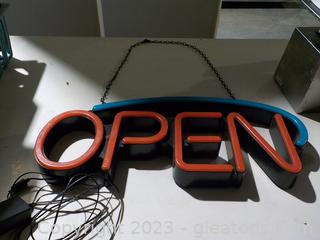 Electric LED “OPEN” Sign
