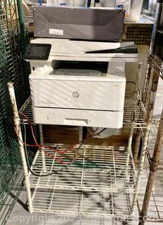 HP Printer and 3 Tier Shelf 