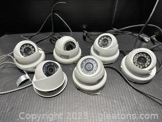 Six Commercial Grade Surveillance Cameras 