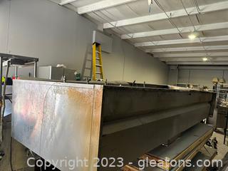 Commercial Restaurant Hood  - Very heavy scrap steel 