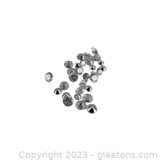 Parcel of Round Brilliant Diamond Melee Approx. 1.25 CTS!
