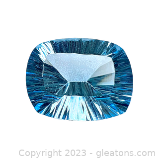 Loose Cushion Blue Topaz Gemstone