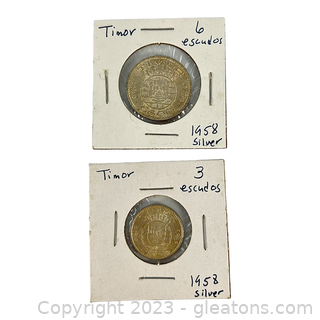 Two Collectible Coins from Timor