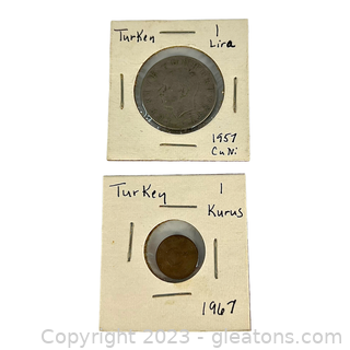 Two Collectible Coins from Turkey