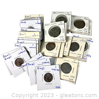 Collection of Valuable Coins from Brazil