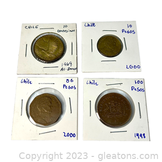 Collection of Valuable Coins from Chile