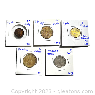 Collectible Coins from Different Countries