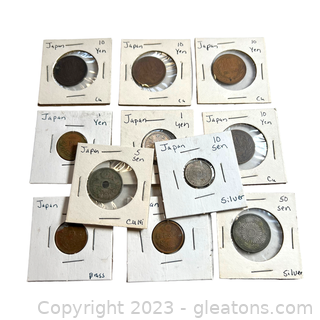 Collection of Valuable Coins from Japan