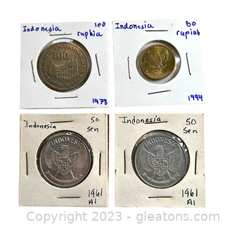 Collection of Valuable Coins from Indonesia
