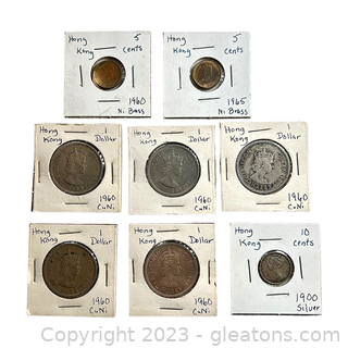 Collection of Valuable Coins from Hong Kong