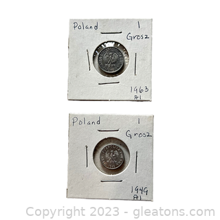 Two Collectible Coins from Poland