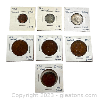Collection of Valuable Coins from New Zealand