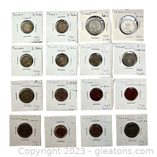 Collection of Valuable Coins from Panama