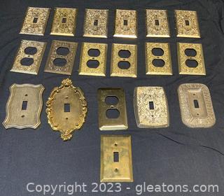 Lattice-Work and Other Light Switch and Socket Covers (16pc) 