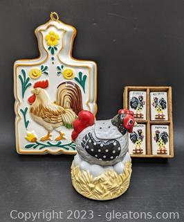 For the Ceramic Rooster Enthusiast 
