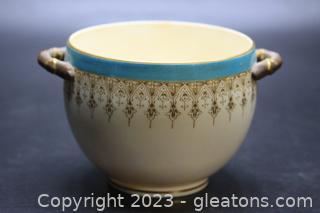 Royal Worchster Ovington Brothers Porcelain Double Handled Bowl