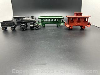 Cast Iron Train Collection (lot of 3)
