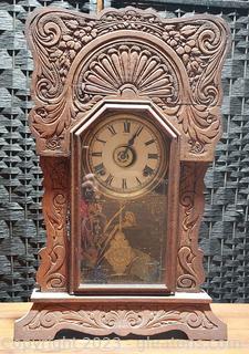 Antique Wind-up Mantle Clock