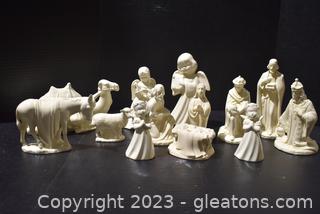 13 Piece Ceramic Nativity Set 