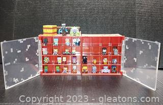 Minecraft Mini Figurines (24) with Collector’s Case 