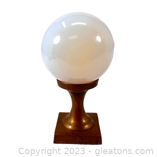 Opalite Gemstone Sphere on Brass Base