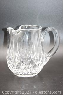 Beautiful Waterford Etched Crystal Pitcher