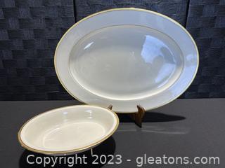 Lenox Windsor (gold backstamp) Platter Lot