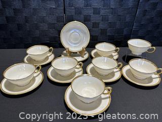 Lenox Windsor (gold backstamp) Saucer & Teacup Lot