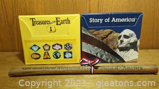 Treasures of the Earth & Story of American Flash Cards 