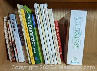 Diabetic Cookbooks, Light & Easy Cooking Collection, & More