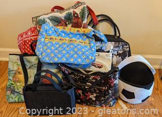 Variety of Purses & Handbags 