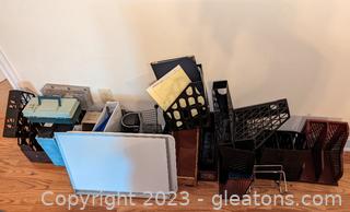 Large Collection of Organizational Office Supplies & More 
