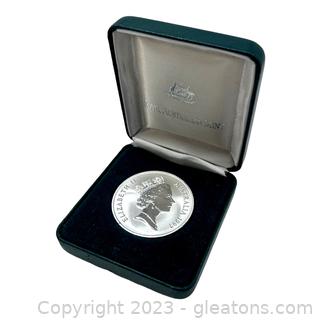 1997 Royal Australian Mint Silver Kangaroo Coin