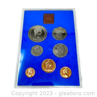 1972 United Kingdom 7 Coin Proof Set