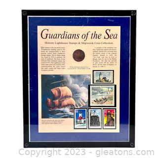 "Guardians of The Sea" Genuine Shipwreck Coin