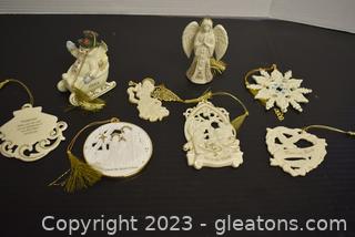 Assortment of Lenox Ornaments 