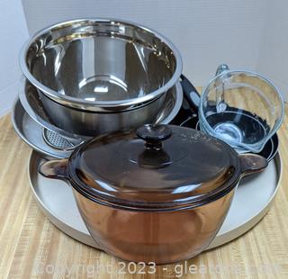 Utilitarian Kitchen Items Featuring Large Lazy Susan