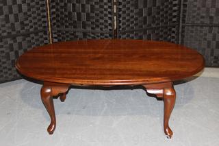 Oval Queen Ann Style Coffee Table