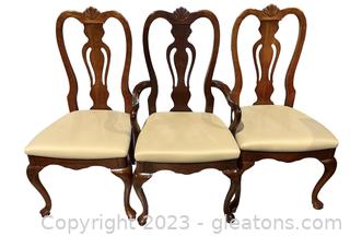 3 Upholstered Dining Chairs by Dixie Furniture Company