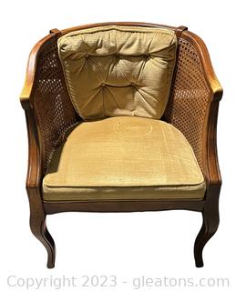 Vintage Mid Century Cane Chair