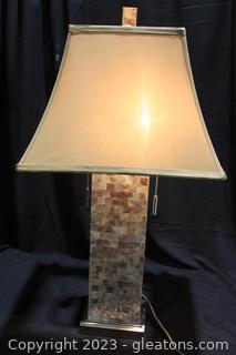 Pier 1 Mother of Pearl Style Table Lamp