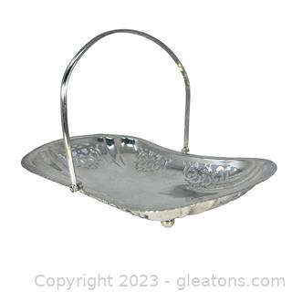  Silver Plated Cake Basket