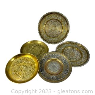 Assortment of Etched Brass Plates
