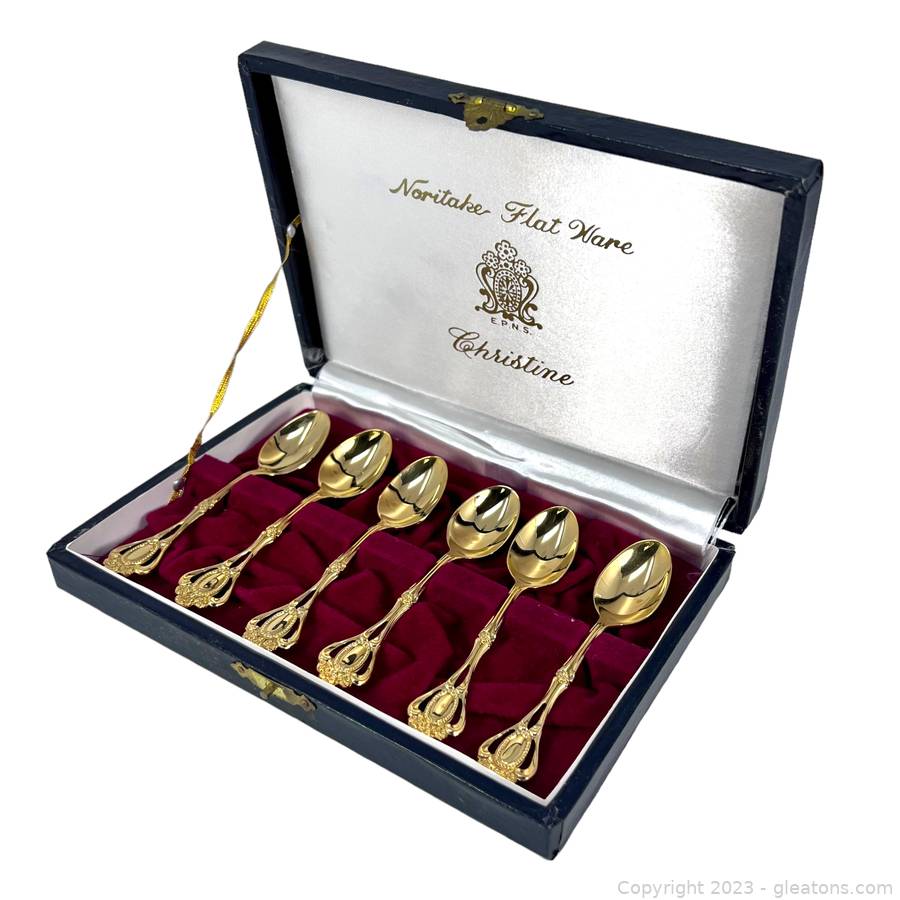 Silver【廃盤品】Noritake Christine カトラリー Amazon.com: Noritake 12Y/71N Tea Spoon, 5.1 inches (13 cm
