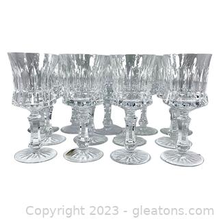 Set of 13 Villeroy & Boch Crystal Wine Glasses
