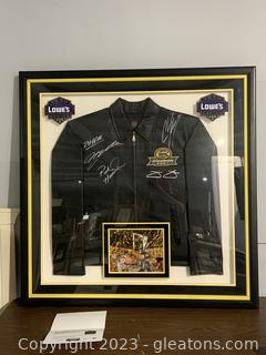 2007 Framed Jimmy Johnson NASCAR Championship Jacket 