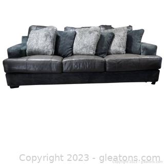 Mixed Texture Three Person Sofa By Jackson Furniture Co.